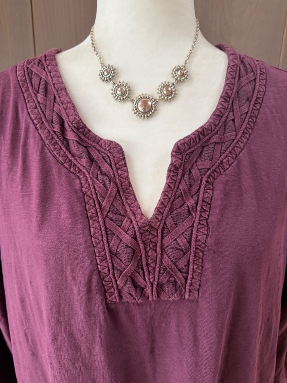 COLDWATER CREEK Tunic 100% Cotton 1X - Picture 3 of 7